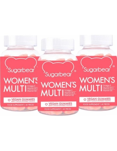 Sugar Bear Women's Multi Vitamins 3 Aylık Set