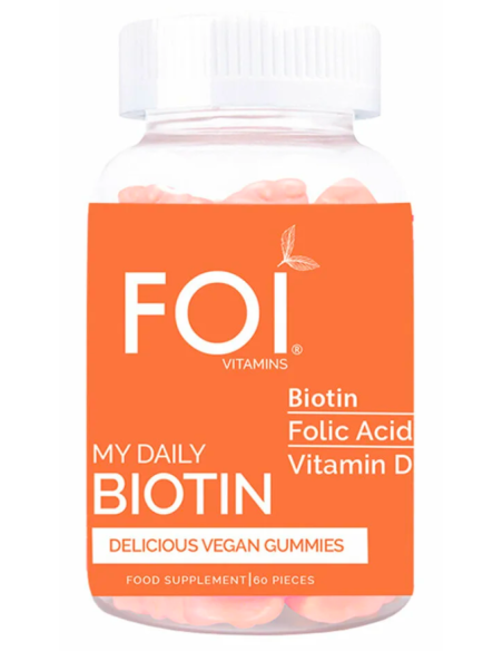 Foi Biotin Vegan Vitamin 60 Kapsül (S.K.T 04-2023)