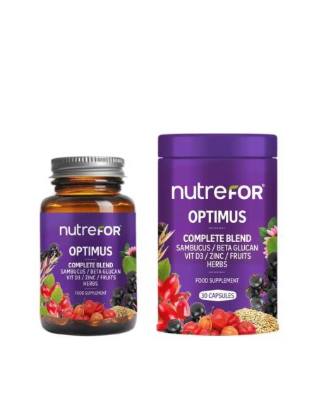 Nutrefor Optimus Complete Blend 30 Kapsül (S.K.T 06-2023)