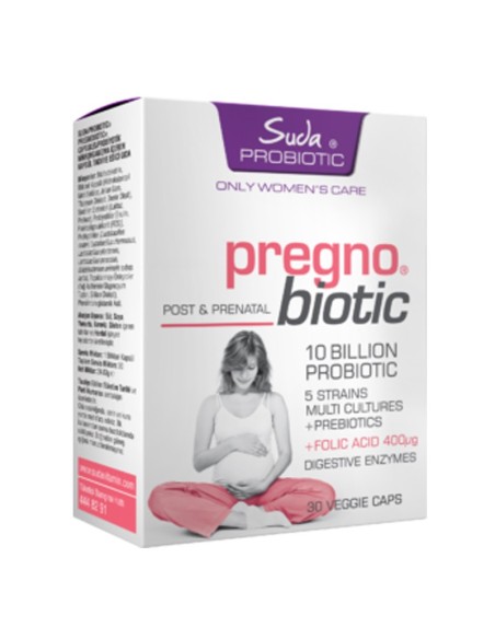 Suda Probiotic Pregno Biotic Takviye Edici Gıda 30 Tablet (S.K.T 03-2024)