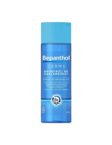 Bepanthol Derma Yüz Temizleme Jeli Arındırıcı 200 ml (S.K.T 03-2023)