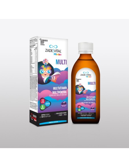 Zade Vital Miniza Multi Şurup 150 ml (S.K.T 07-2023)