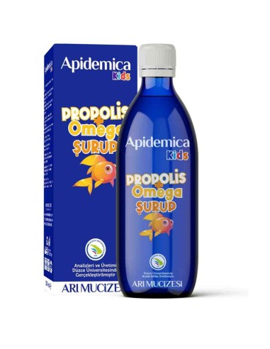 Apidemica Kids Propolis + Omega Şurup 150 ml (S.K.T 09-2023)