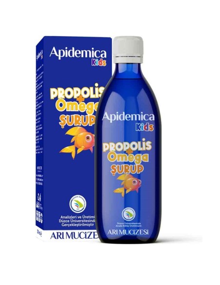 Apidemica Kids Propolis + Omega Şurup 150 ml (S.K.T 09-2023)