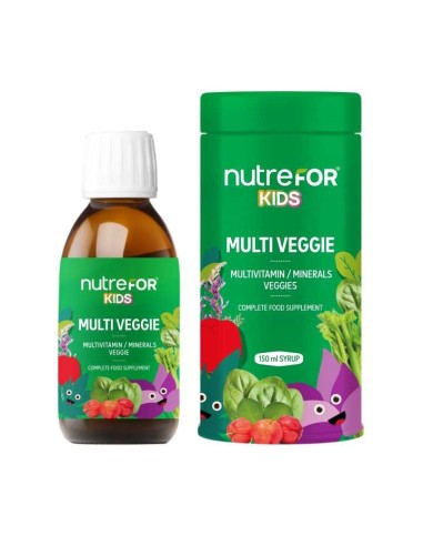 Nutrefor Kids Multi Veggie Şurup 150 ml (S.K.T 06-2023)