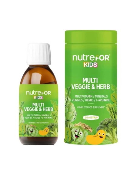 Nutrefor Kids Multi Veggie & Herb Şurup 150 ml (S.K.T 06-2023)