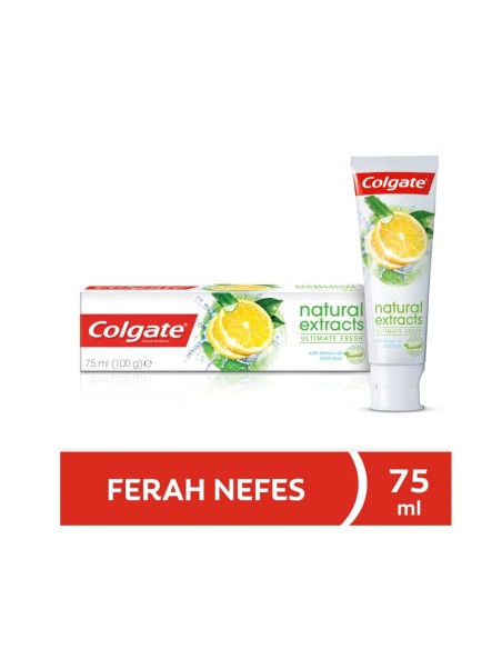 Colgate Natural Extracts Limon Yağı Maksimum Ferahlık Diş Macunu 75 Ml