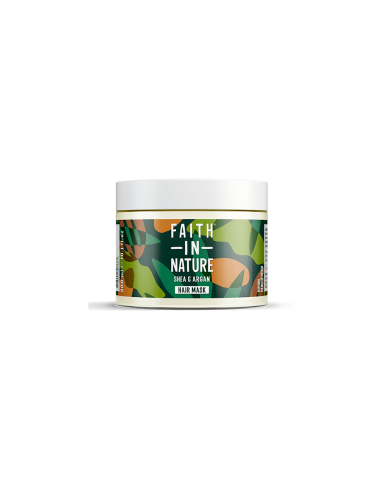 Faith In Nature Shea & Argan Hair Mask Besleyici Saç Bakım Maskesi 300 ml