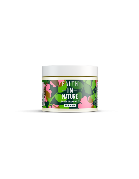 Faith In Nature Rose & Chamomile Hair Mask Onarıcı Saç Bakım Maskesi 300 ml