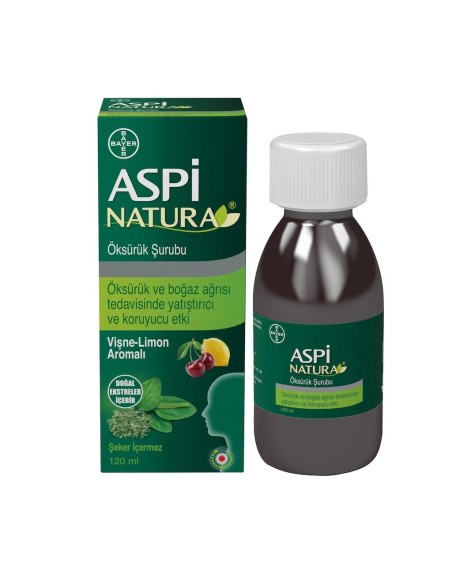 Aspi Natura Öksürük Şurubu 120 ml (S.K.T 05-2024)