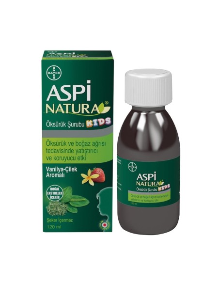 Aspi Natura  Kids Öksürük Şurubu 120 ml (S.K.T 05-2024)