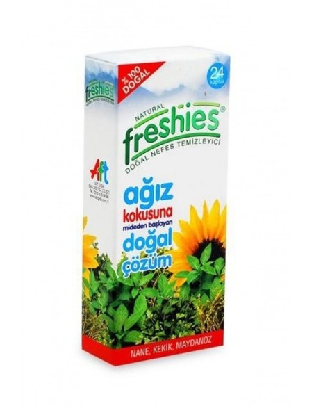 Natural Freshies Ağız Kokusu Önleyici 24 Adet x 4 Kutu