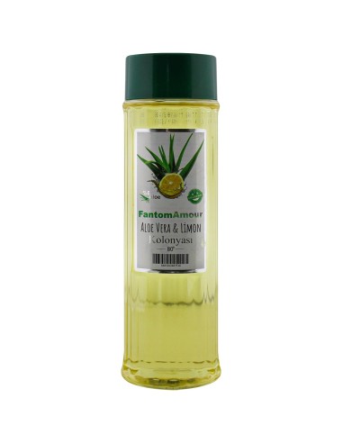 Aloe Veralı Limon Kolonyası 400 Ml. %6 Saf Aloe Vera Içerikli