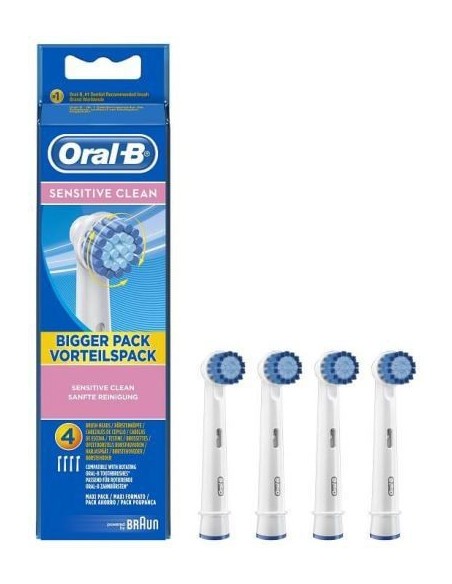 Oral-B Diş Fırçası Sensitive Clean Yedek Başlık 4'lü