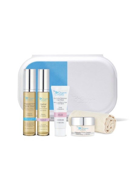 The Organic Pharmacy Clear Skincare Kit (S.K.T 08-2024)