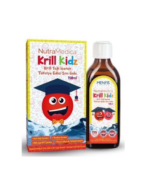 NutraMedica Krill Kidz Şurup 150 ml (S.K.T 03-2024)