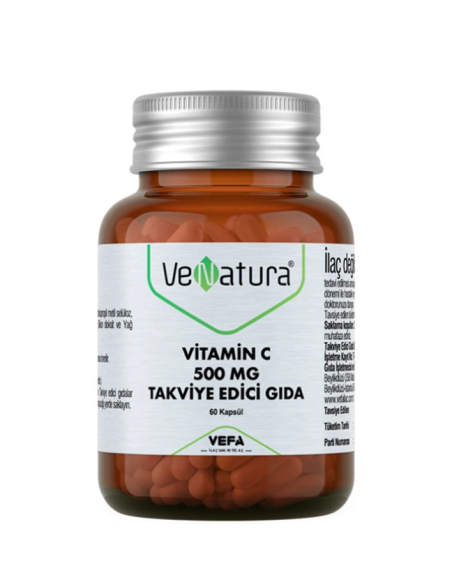 VeNatura Vitamin C 500 MG Takviye Edici Gıda 60 Kapsül