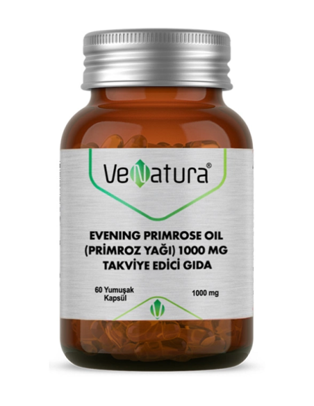 VeNatura Evening Primrose Oil (Primroz Yağı) 1000 mg 60 Kapsül