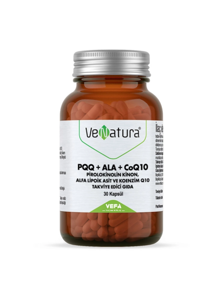 VeNatura PQQ+ALA+CoQ10 Takviye Edici Gıda 30 Kapsül