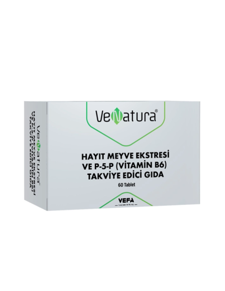Venatura Hayıt Meyve Ekstresi ve P-5-P Vitamin B6 Takviye Edici Gıda 60 Kapsül