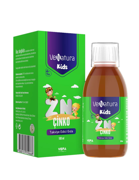 VeNatura Kids Çinko Takviye Edici Gıda 100 ml