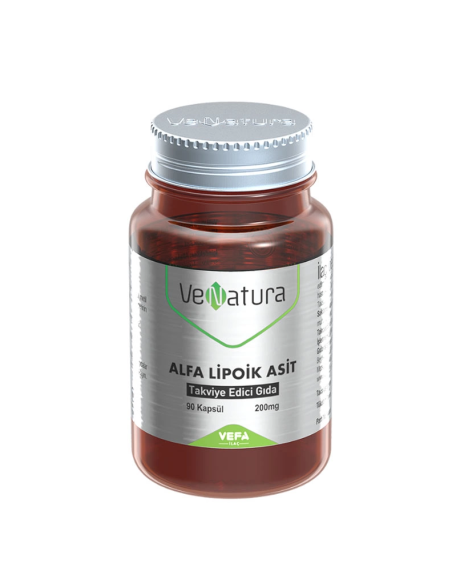VeNatura Alfa Lipoik Asit Takviye Edici Gıda 90 Kapsül
