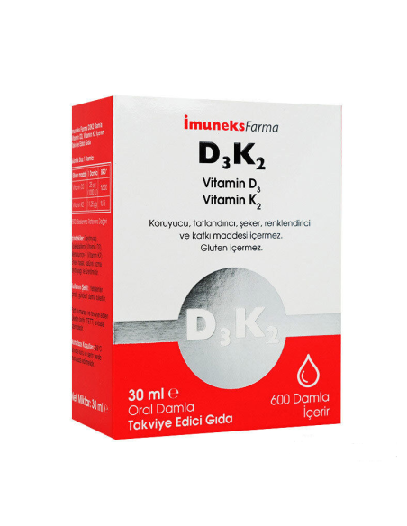 Imuneks  D3K2 30 ml Damla (S.K.T 02-2025)