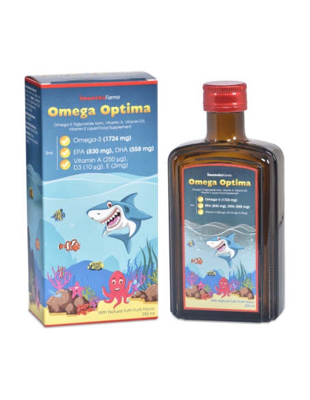 Imuneks Omega Optima Şurup 250 ml (S.K.T 01-2025)