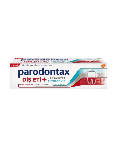 Parodontax Diş Eti & Hassasiyet & Ferahlık Diş Macunu 75ml (S.K.T 11-2023)