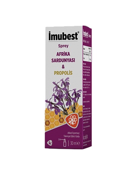 İmubest Afrika Sardunyası & Propolis 30 ml Sprey (S.K.T 01-2024)