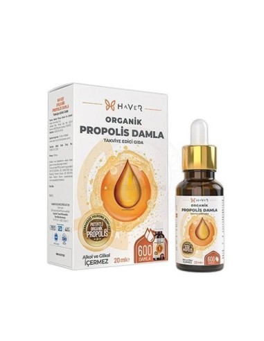 Haver Organik Propolis Damla 20 ml (S.K.T 01-2024)