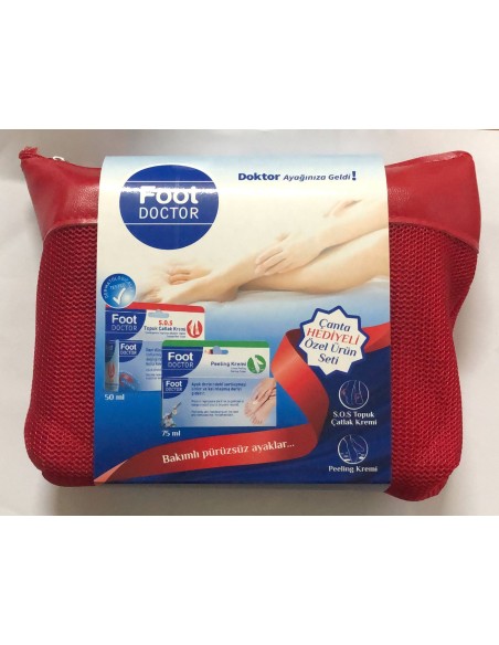 Foot Doctor S.O.S Topuk Çatlak Kremi + Peeling Ayak Kremi Set