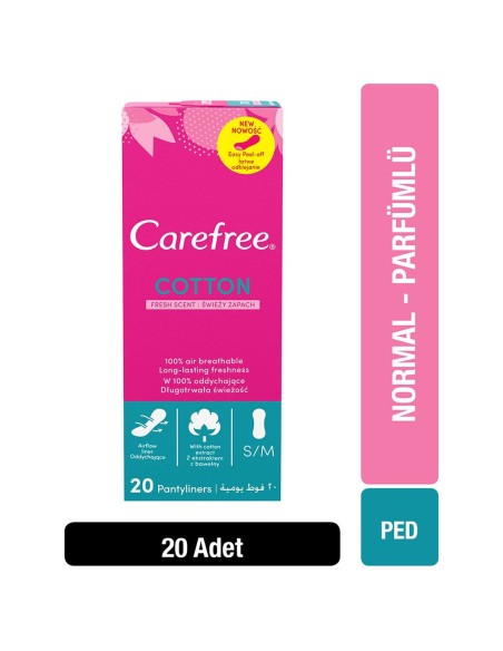 Carefree Refresh Breathable Fresh Günlük Ped 20 Adet