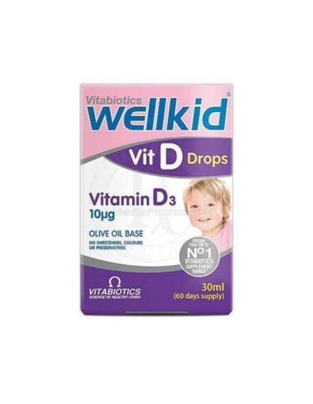 Vitabiotics Wellkid Vitamin D3 Drop 30 ml (S.K.T 05-2024)