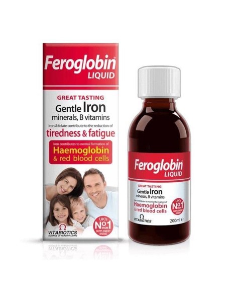 Vitabiotics Feroglobin Liquid Şurup 200 ml (S.K.T 02-2024)