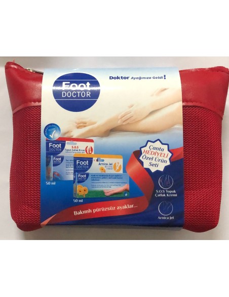 Foot Doctor S.O.S Topuk Çatlak Kremi + Arnica Jel Set