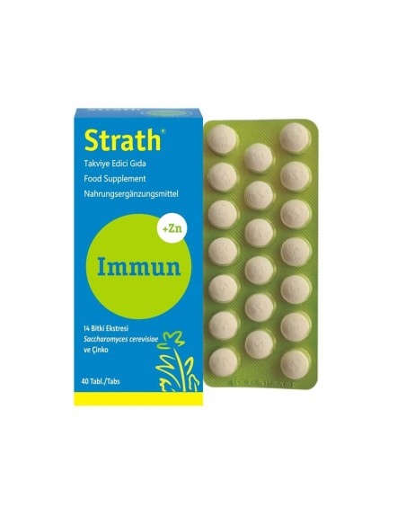 Strath Immun Takviye Edici Gıda 40 Tablet (S.K.T 11-2023)