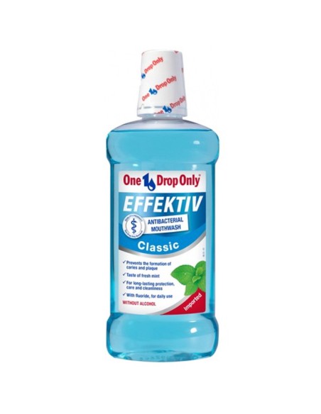 One Drop Only Effektiv Classic Alkolsüz Ağız Gargarası 500 ml