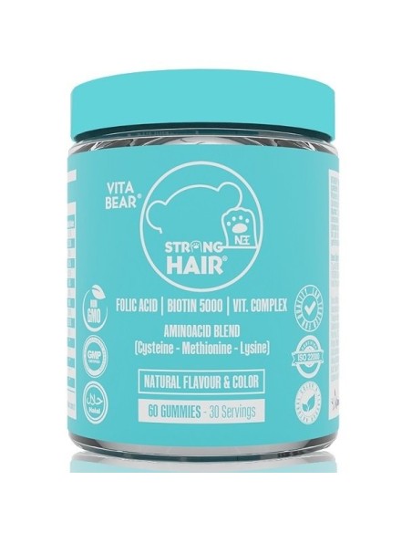 Vita Bear Strong Hair Gummy Vitamin 60 Adet