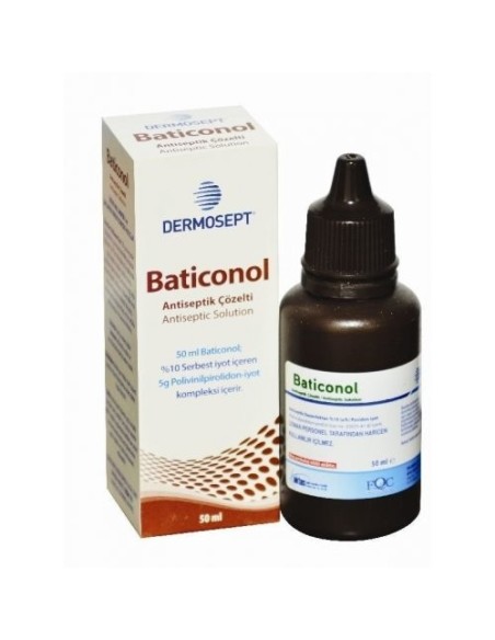 Dermosept Baticonol %10 Antiseptik Çözelti 50 ml