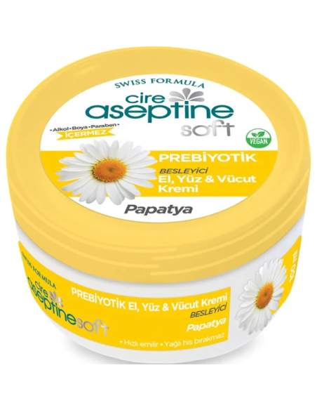 Cire Aseptine Soft Prebiyotik Papatya El, Yüz Ve Vücut Kremi100 Ml