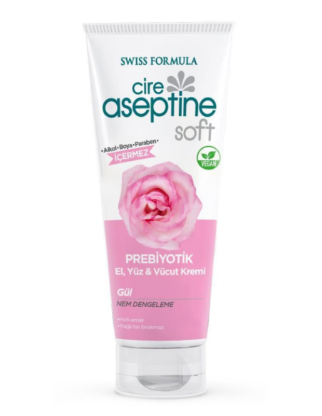 Cire Aseptine Soft Prebiyotik El Yüz Vücut Kremi Gül 75 Ml