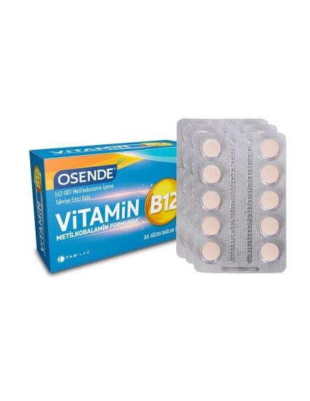 Osende Vitamin B12 30 Tablet (S.K.T 01-2025)