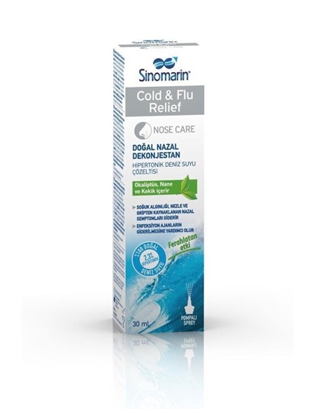 Sinomarin Cold & Flu Mini Sprey 30 ml (S.K.T 11-2023)