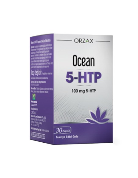 Ocean 5-HTP Takviye Edici Gıda 30 Kapsül (S.K.T 12-2024)