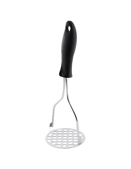 Siyah Saplı Metal Patates Ezici