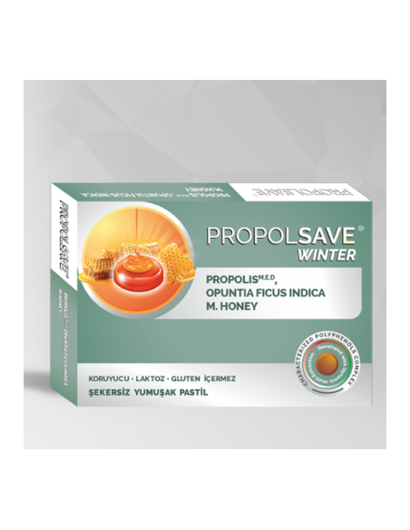 PropolSave Winter Propolis Pastil 12 Adet (S.K.T 01-2023)
