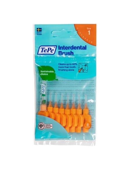 TePe İnterdental Brush Blister Diş Arası Fırçası Turuncu 0.45 mm 8'li