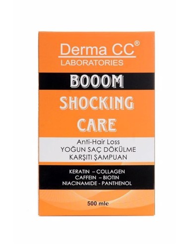 Derma CC Boom Shocking Care Shampoo ( Yoğun Dökülme Karşıtı Şampuan ) 500 ml