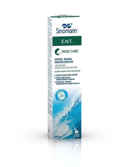 Sinomarin E.N.T Deniz Suyu Spreyi 200 ml (S.K.T 03-2025)